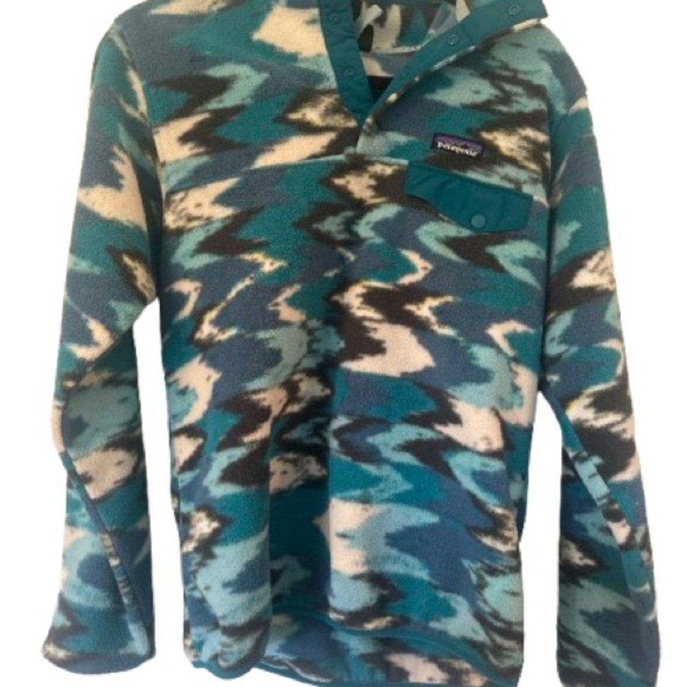 Patagonia Women’s Blue Patterned Sweater